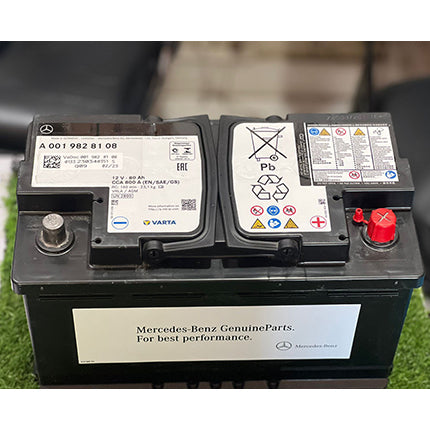 Mercedes Original Battery 12V 80ah AGM